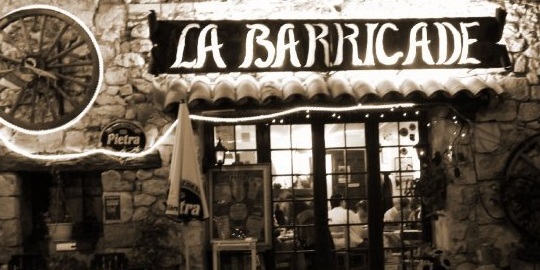 The pizzeria la Barricade in Greolieres