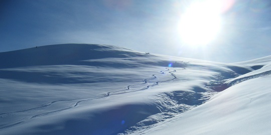 Laissez votre marque dans neige a Greolieres